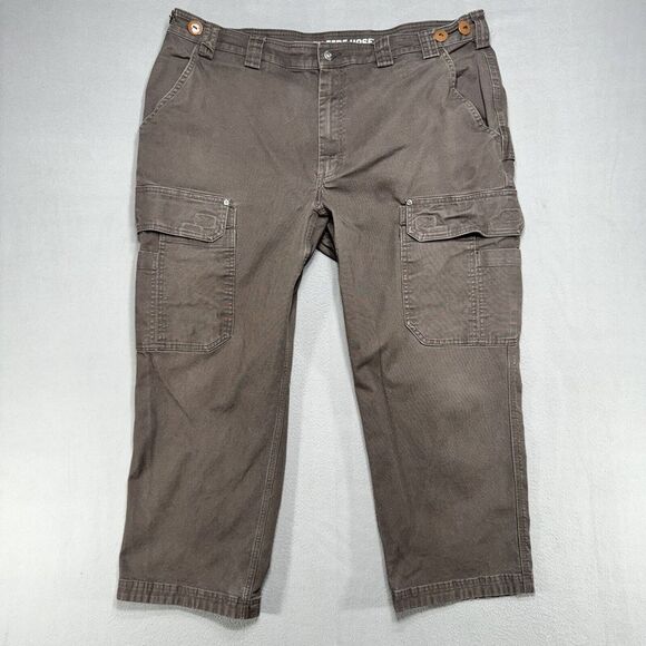 Duluth Trading Mens Pants 40x26 Fire Hose Cargo American‎ Workwear Heavy Canvas - Picture 1 of 10